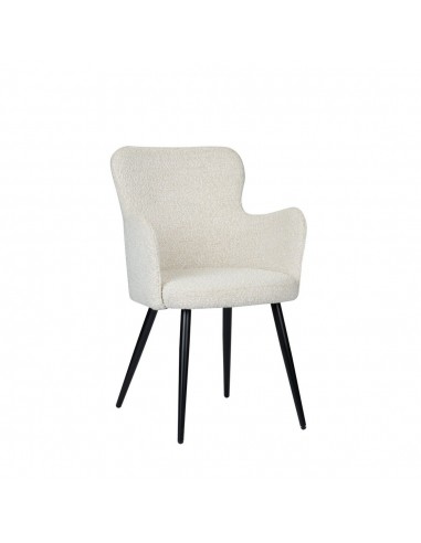 Fauteuil à oreilles blanc perle (Lot de 2) la livraison gratuite