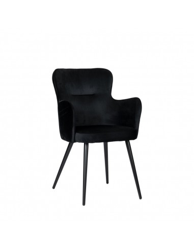 Fauteuil à oreilles noir (Lot de 2) offre 