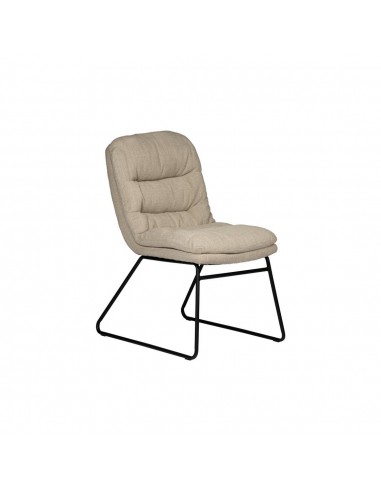 Chaise Beluga Beige (Lot de 2) s'inspire de l'anatomie humaine