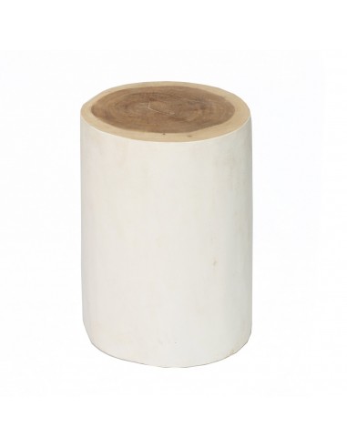 Tabouret The Tribe - Blanc Naturel de France