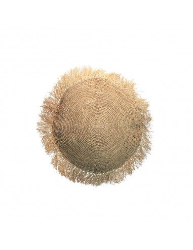 Housse de Coussin Raphia - Rond - Naturel - M Voir les baskets